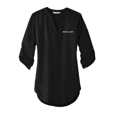 R7 Technologies - Ladies 3/4 Sleeve Tunic Blouse Thumbnail