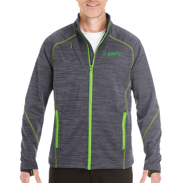 R7 Technologies - Men's Flux Mélange Bonded Fleece Jacket Thumbnail